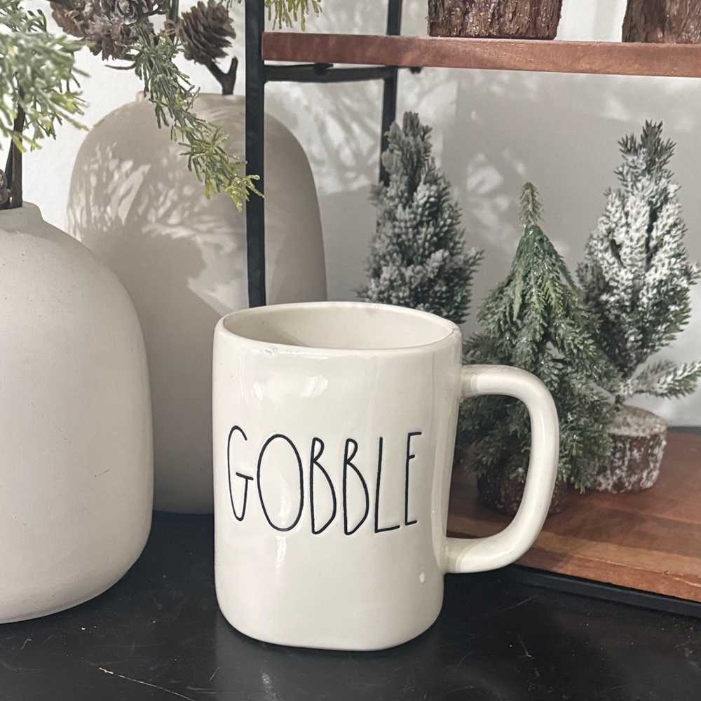 Rae Dunn Ceramic “Gobble” Mug